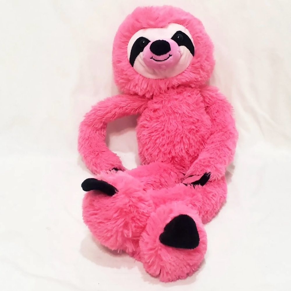 Sloth Pink Long Legs Plush Stuffed Animal 20 inches ..  Cute & cuddly
